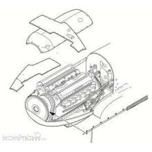 CMK 129-4282 - 1:48 Spitfire Mk.I Engine set f. Tamiya