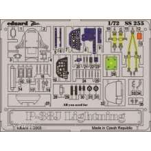 Eduard Accessories SS255 - P-38J Lightning für Academy Bausatz in 1:72