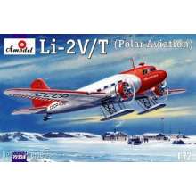 Amodel AMO72234 - 1:72 Lisunow Li-2V/T Soviet polar aircraft