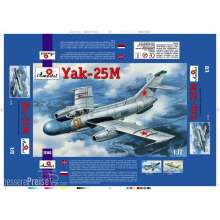 Amodel AMO72143 - 1:72 Yakovlev Yak-25M Soviet fighter