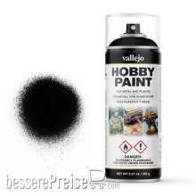 Vallejo 728012 - Hobby Paint Spray Primer Premium Black (400ml)