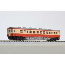 Rokuhan 7297667 - KIHA52-100 Wagen, rot/beige/grau