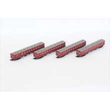 Rokuhan 7297747 - JNR 50K Personenwagen Basis-Set (4er-Set)