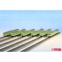 Rokuhan 7297837 - 103 KANSAI Line Green (6-teilig) Wagenset incl. Motorwagen