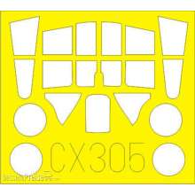 Eduard Accessories CX305 - 1:72 P-40B for Airfix