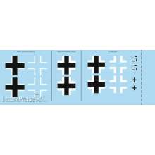 Eduard Accessories D48044 - Bf 109G-2 national insignia for Eduard in 1:48