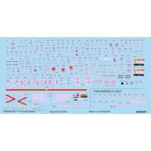 Eduard Accessories D48046 - F-104J Eiko stencils f. Eduard/Hasegawa in 1:48