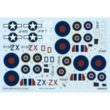 Eduard Accessories D48048 - Spitfire Mk.VIII over Europe for Eduard in 1:48