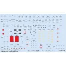 Eduard Accessories D48069 - P-47D stencils for Eduard,Tamiya in 1:48