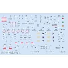 Eduard Accessories D48071 - P-38 stencils 1/48 for TAMIYA/ACADEMY/HASEGAWA in 1:48