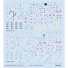 Eduard Accessories D48072 - Harrier Gr.7/9 stencils 1/48 for REVELL/HASEGAWA in 1:48