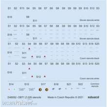 Eduard Accessories D48092 - 1:48 Z-226 stencils for EDUARD