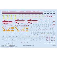 Eduard Accessories D48099 - 1:48 F-14 stencils for TAMIYA