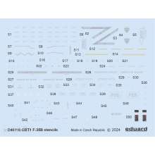 Eduard Accessories D48116 - 1:48 F-35B stencils 1/48