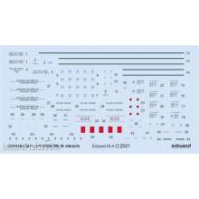 Eduard Accessories D32016 - Spitfire Mk.IX stencils for TAMIYA/REVELL in 1:32