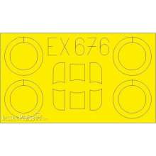 Eduard Accessories EX676 - Ar 68E for Roden in 1:48