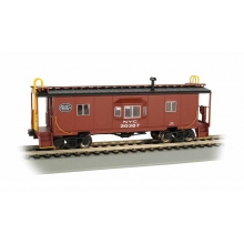 Bachmann 73201 - NYC - Bay Window w/ Roof Walk Caboose (HO Scale)