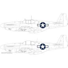 Eduard Accessories EX1038 - P-51B/C US national insignia EDUARD