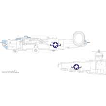 Eduard Accessories EX1042 - B-24J TFace HOBBY BOSS