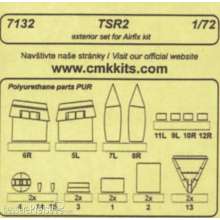 CMK 129-7132 - TSR 2-exterior set für Airfix Bausatz