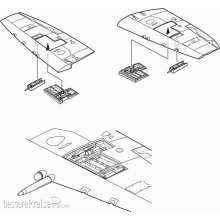 CMK 129-7196 - 1:72 Spitfire Mk.IX Wing Armament set (AIR)GB