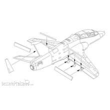 CMK 129-7198 - 1:72 BAe Hawk 100 series control surfaces