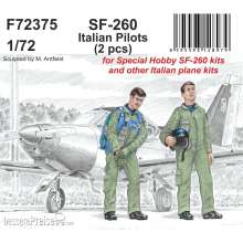 CMK 129-F72375 - 1:72 SF-260 Italian Pilots