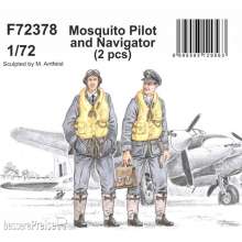 CMK 129-F72378 - 1:72 Mosquito Pilot and Navigator