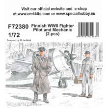 CMK 129-F72380 - 1:72 Finnish WWII Fighter Pilot and Mechanic