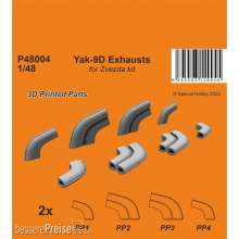 CMK 129-P48004 - 1:48 Yak-9D Exhausts