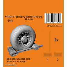 CMK 129-P48012 - US Navy Wheel Chocks 1/48