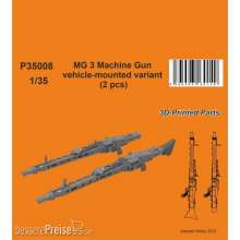 CMK 129-P35008 - 1:35 MG 3 Machine Gun - vehicle-mounted variant (2 pcs)