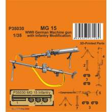 CMK 129-P35030 - 1:35 MG 15 Machine Gun with Infantry Modification 1/35