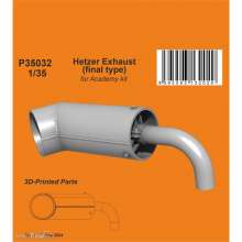 CMK 129-P35032 - Hetzer Exhaust (final type) / for Academy kit