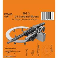 CMK 129-P35033 - MG 3 on Leopard Mount / form Tamiya, Revell and ICM kits