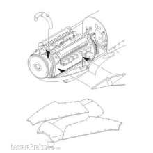 CMK 129-7274 - 1:72 Seafire FR.47 -Engine set