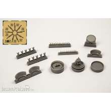 CMK 129-7385 - B-17G EngineSet(starboard side engine1pc for Airfix kit in 1:72