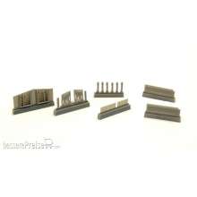 CMK 129-7389 - P-40-Undercarriage Set(contains wheel structure and Canvas covers) in 1:72