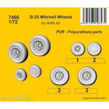 CMK 129-57466 - B-25 Mitchell Wheels in 1:72