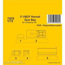 CMK 129-7476 - F-18E/F Hornet Gun Bay in 1:72