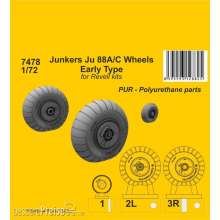 CMK 129-7478 - 1:72 Junkers Ju 88A/C Wheels Early Type (Revell kits)