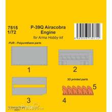 CMK 7515 - 1/72 P-39Q Airacobra Engine 1/72