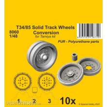 CMK 129-8060 - T34/85 Solid Track Wheels Conversion Set in 1:48