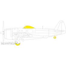 Eduard Accessories EX894 - 1:48 P-47N TFace for ACADEMY