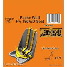 CMK 129-P72001 - 1:72 Focke Wulf Fw 190A/D Seat