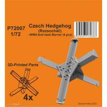 CMK P72007 - 1:72 Czech Hedgehog (Rozsochá?) - WWII Anti-tank Barrier (6 pcs) 1/72