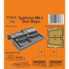 CMK 129-P72015 - Typhoon Mk.I Gun Bays Correction Set / for Airfix kit