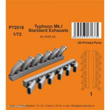 CMK 129-P72016 - Typhoon Mk.I Standard Exhausts / for Airfix kit