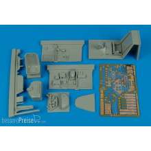 Aires 2104 - 1:32 Bf 109E-4/E-7 cockpit set for Eduard