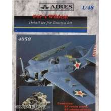 Aires 4058 - 1:48 F4F-4 Wildcat Super Detailset